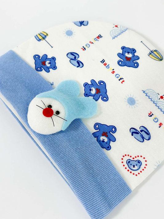 Blue Cap For Newborn NB54