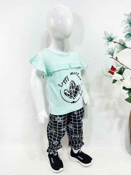 1Yr - 4Yrs Ferozi Suit For Girls OP GS442