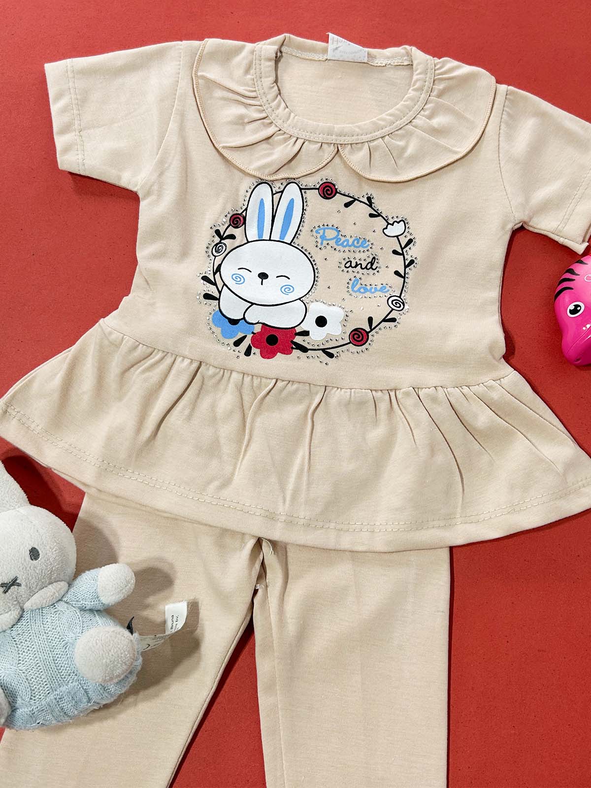 3Mth - 9Mth Brown Baby Suit For Newborn NBS714