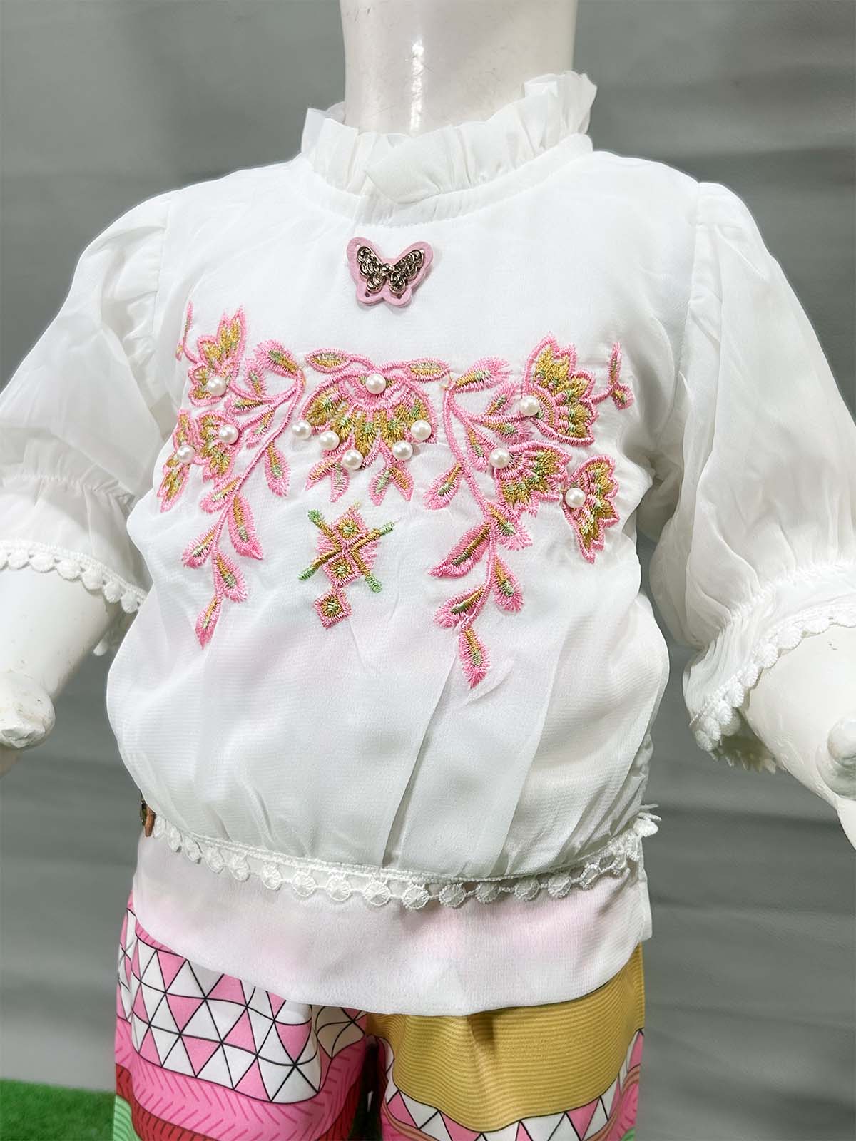 1Yr - 8Yrs White Suit For Girls WG GS348