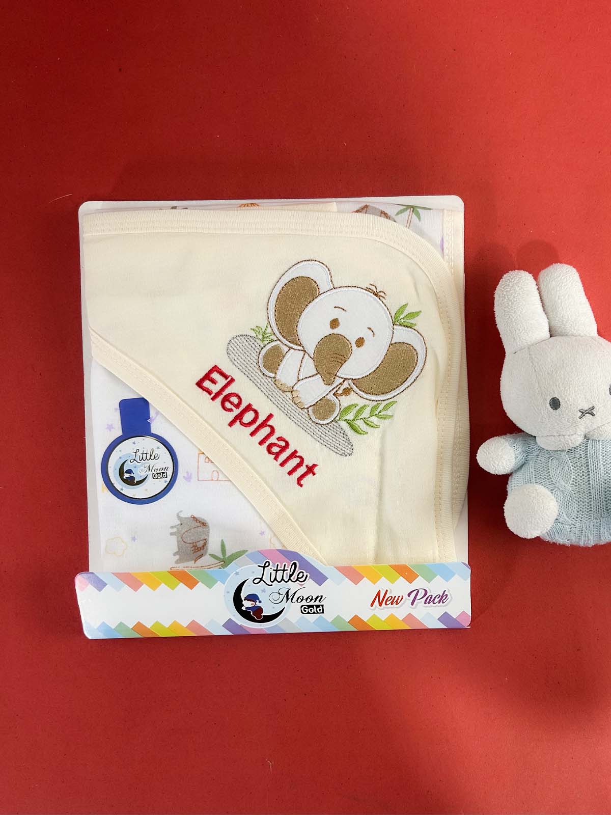Elephant Yellow Wrapping Sheet for Newborn NWS72