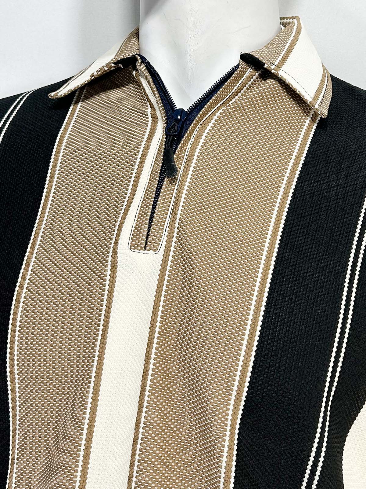 Beige Old Money Polo T-Shirt For Men MTS489