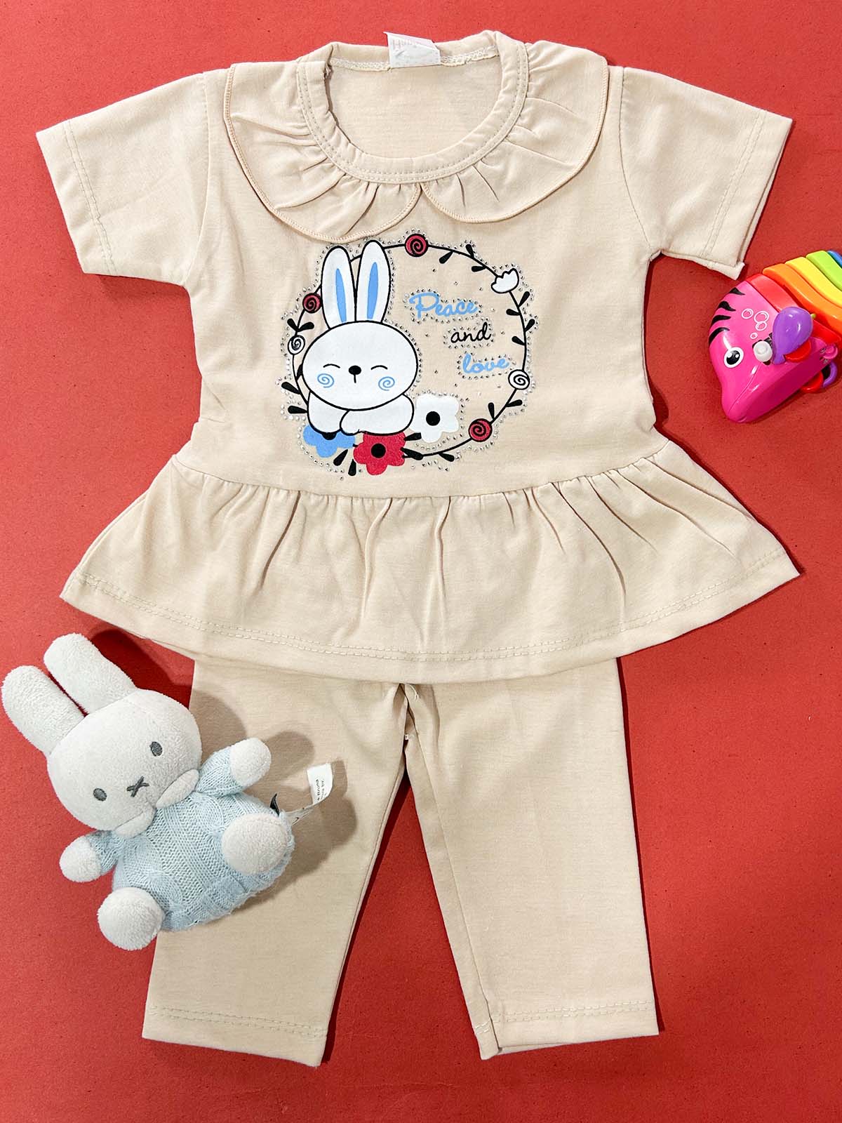 3Mth - 9Mth Brown Baby Suit For Newborn NBS714