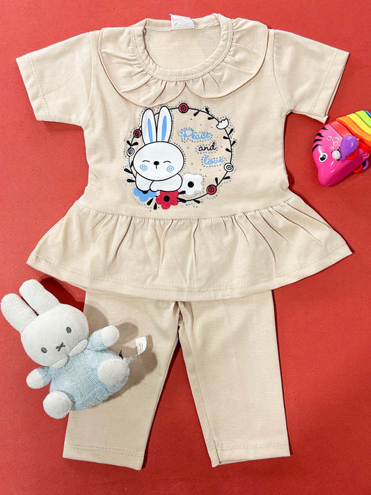 3Mth - 9Mth Brown Baby Suit For Newborn NBS714