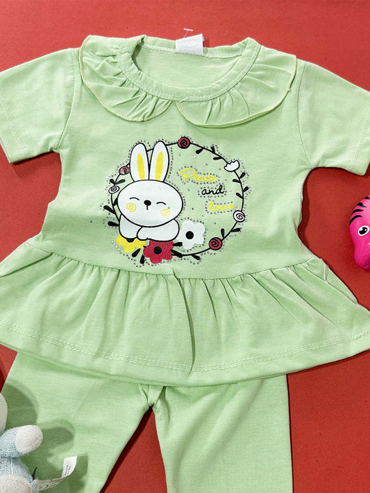 3Mth - 9Mth Green Baby Suit For Newborn NBS715