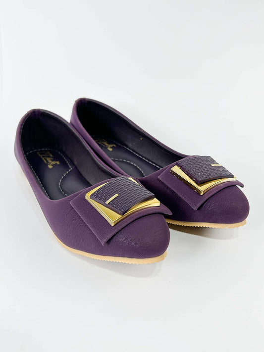 Purple Casual Pumps For Women WP31