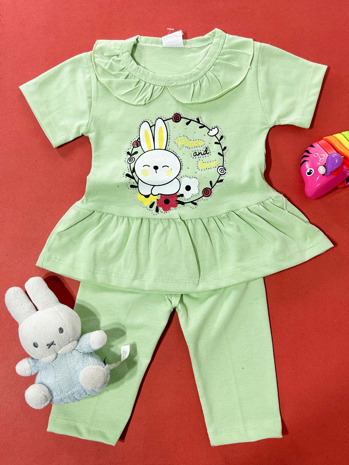 3Mth - 9Mth Green Baby Suit For Newborn NBS715