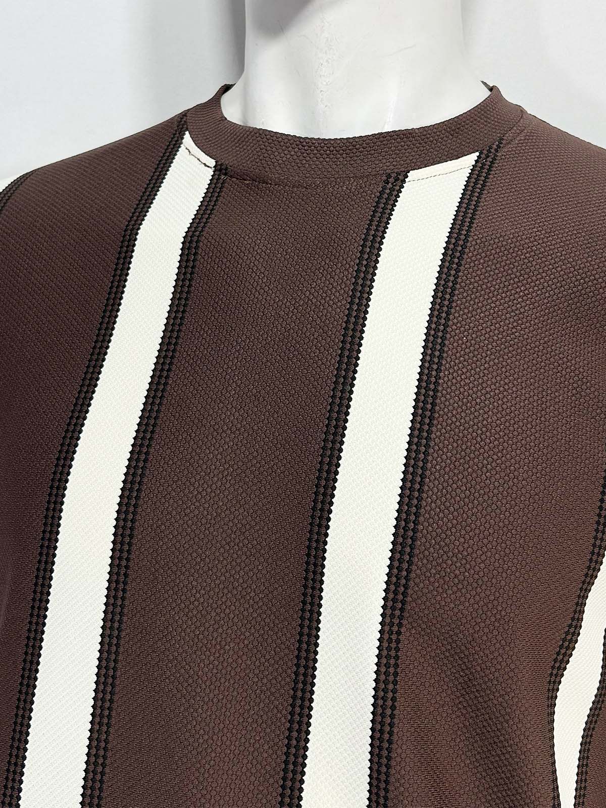 Brown Old Money T-Shirt For Men MTS469