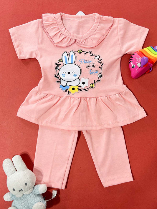 3Mth - 9Mth Pink Baby Suit For Newborn NBS716