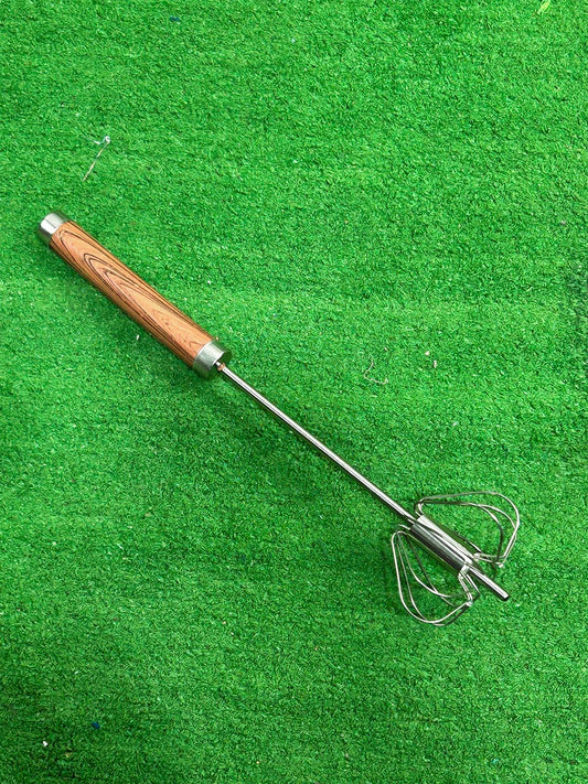 Wooden Handle Stainless Steel Whisker D90