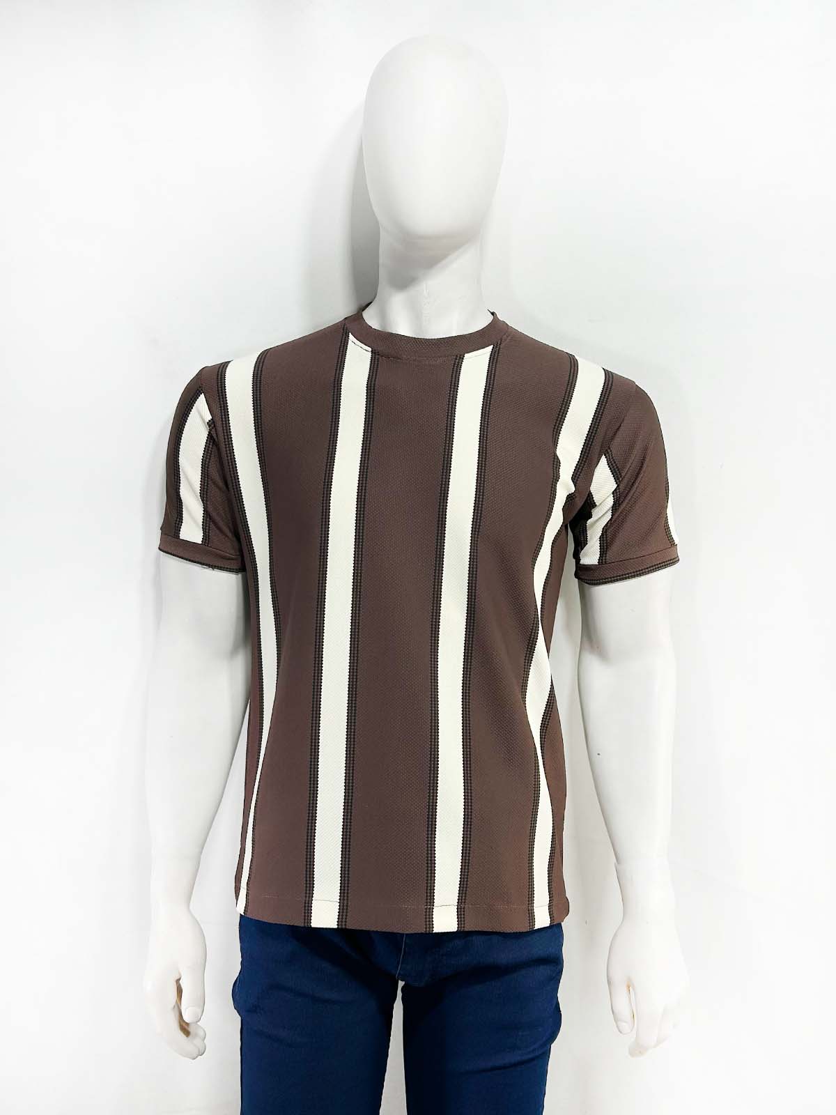 Brown Old Money T-Shirt For Men MTS469