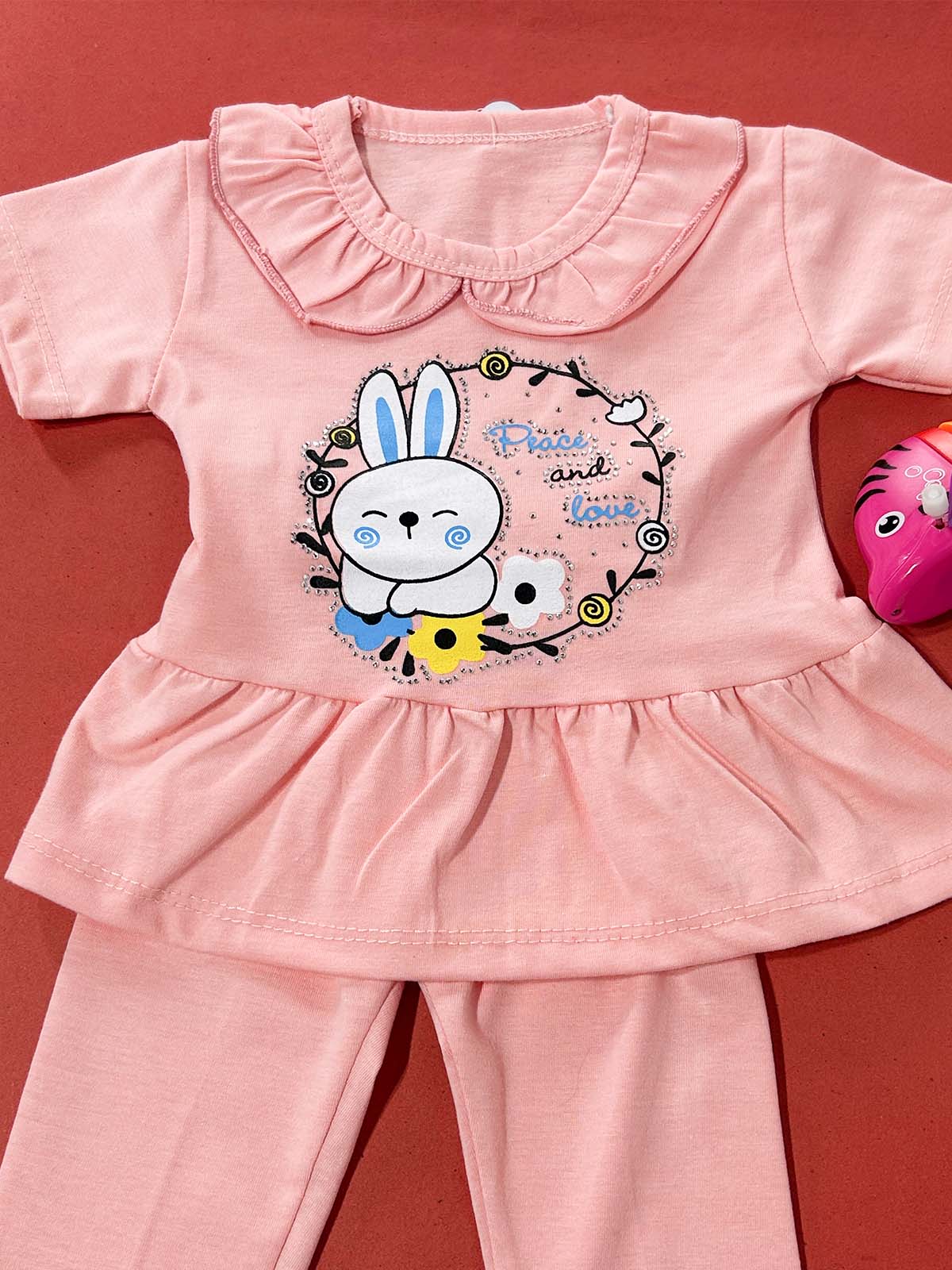 3Mth - 9Mth Pink Baby Suit For Newborn NBS716