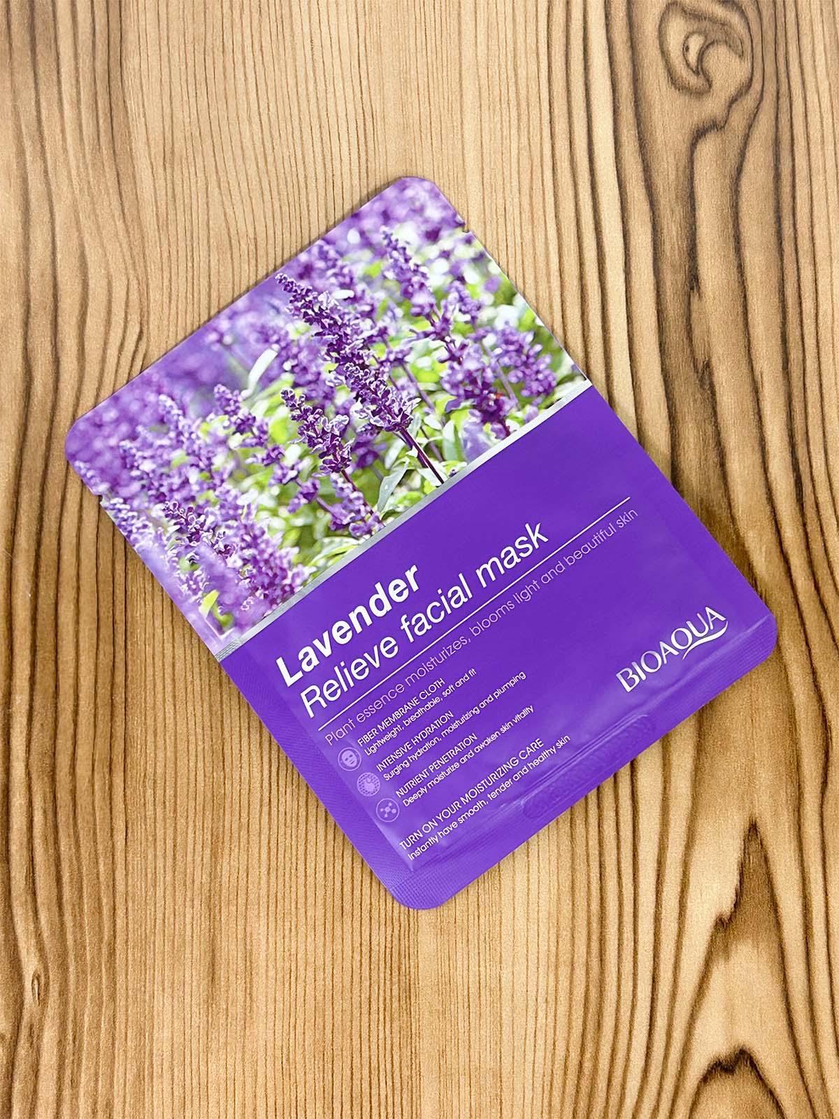 Pack of 2 Aloe Vera & Lavender Relive Face Sheet Mask C65