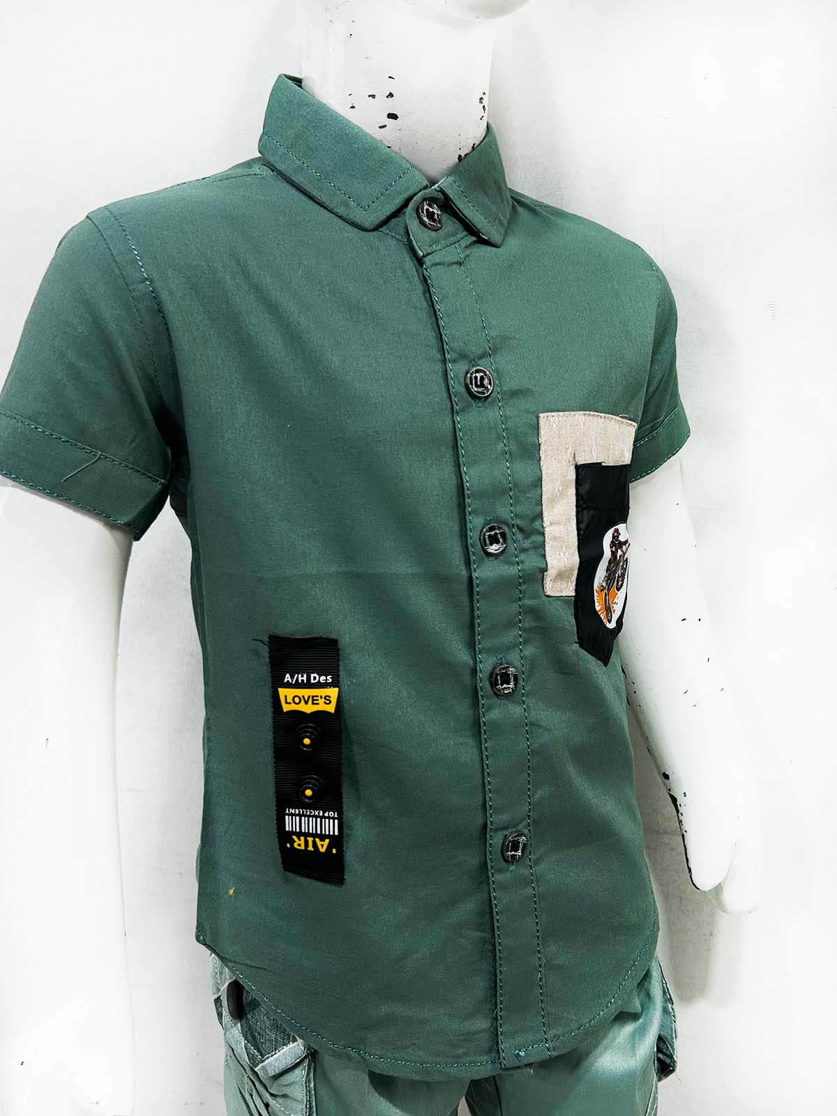 1Yr - 4Yrs Green Suit For Kids ES BS700