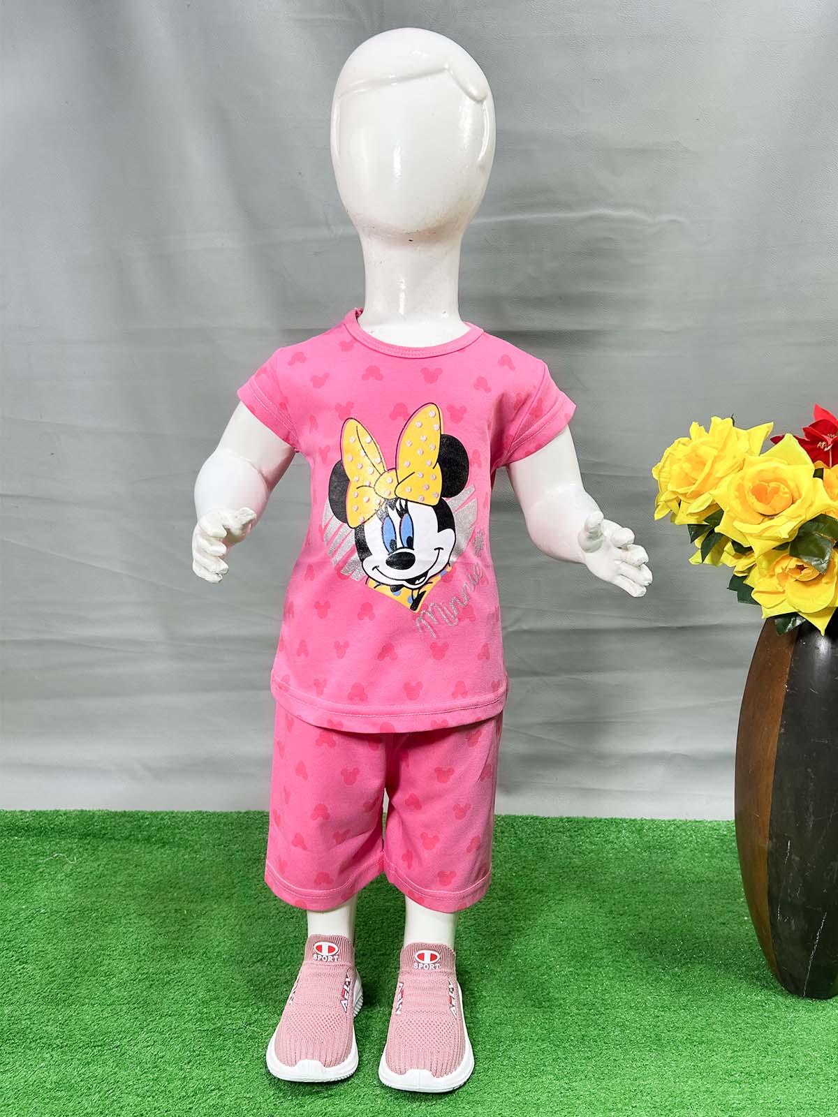 0Mth - 4Yrs Pink Suit For Girls WG GS384