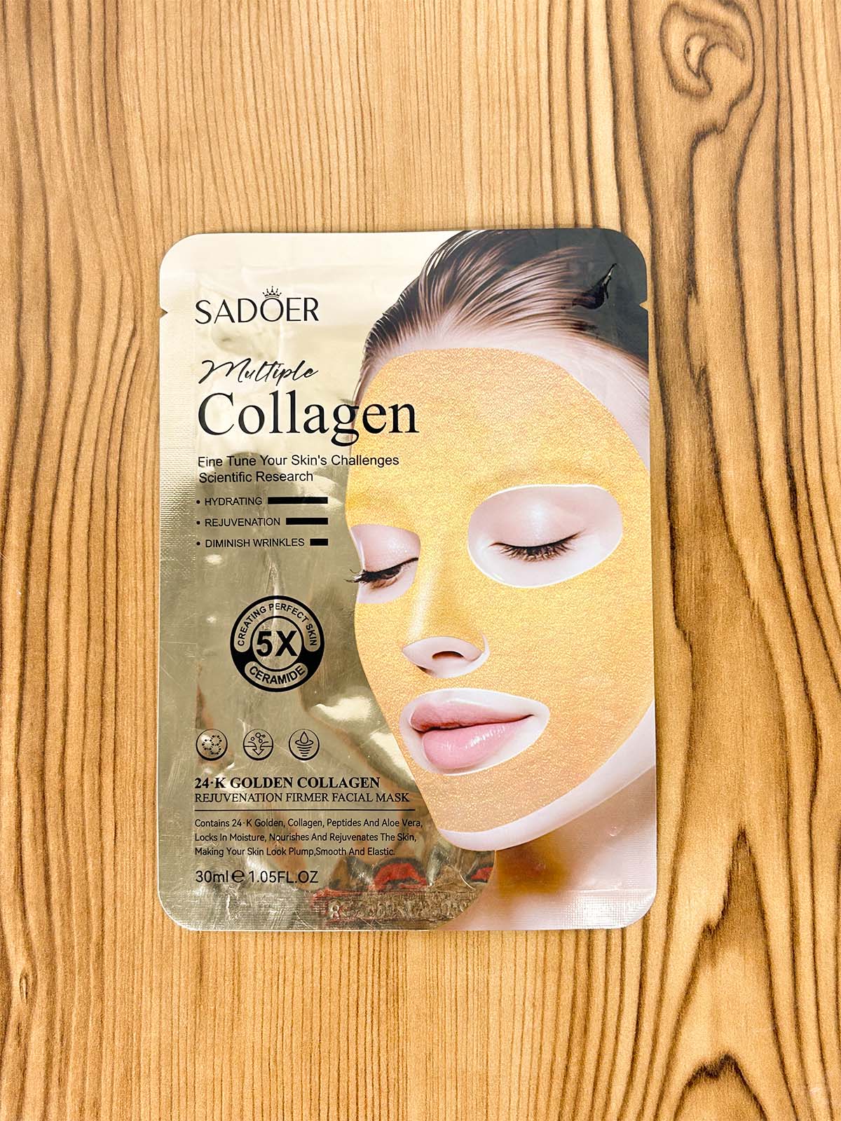 24k Golden Collangen Facial Mask C73