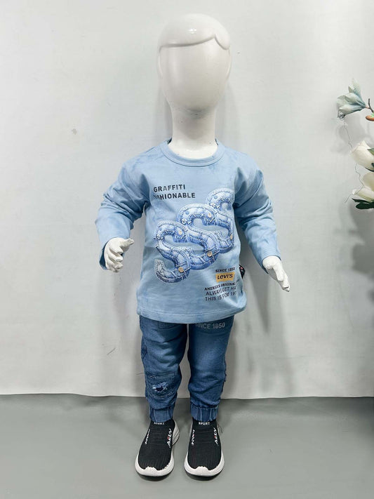 1Yr - 4Yrs S Blue Suit For Kids RZ BS755