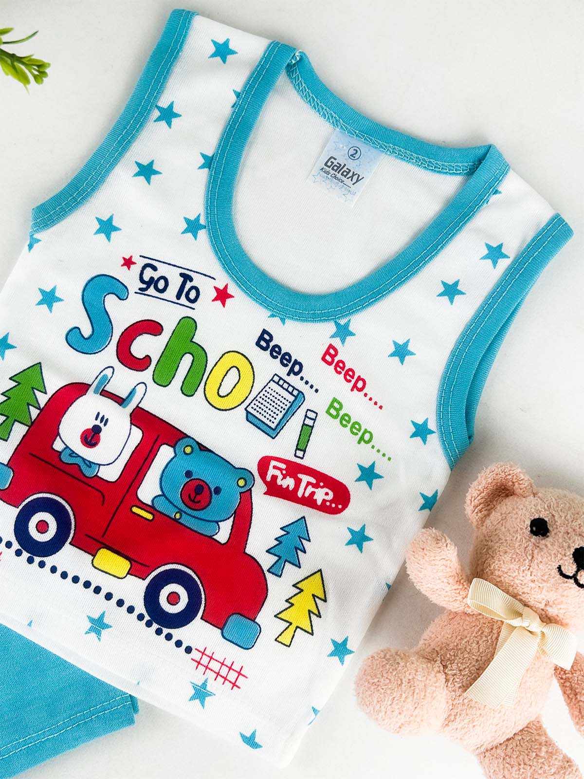 3Mth - 9Mth Blue Baba Suit For Newborn HG NBS762