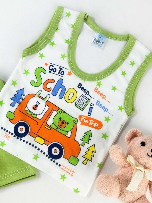 3Mth - 9Mth Green Baba Suit For Newborn HG NBS761