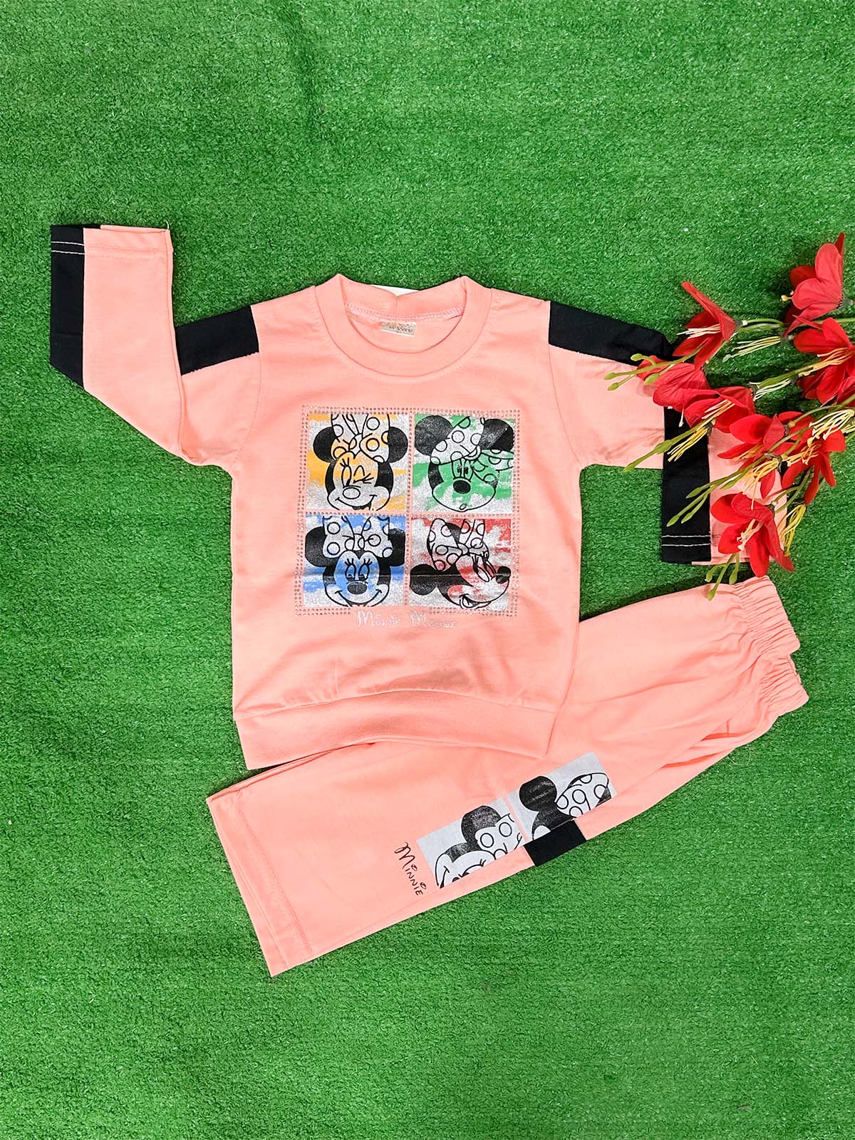 0Mth - 4Yrs Peach Suit For Girls WG GS385