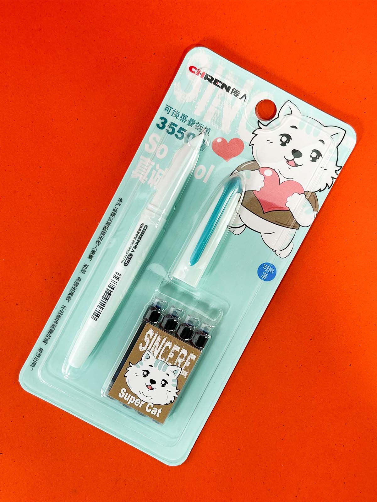 Ink Pen For Students With 4 Ink Cartridges PB244