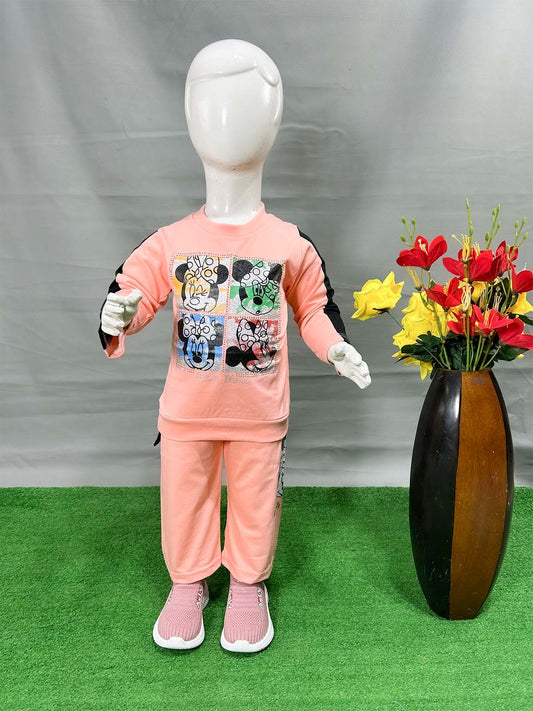 0Mth - 4Yrs Peach Suit For Girls WG GS385