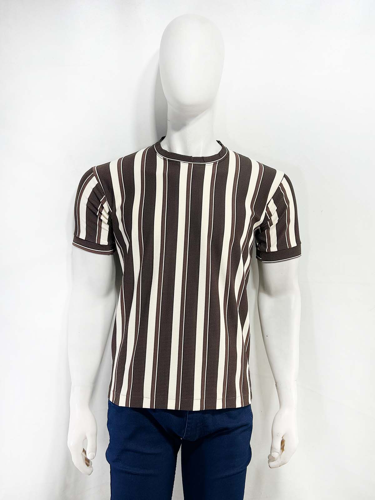 Brown Old Money T-Shirt For Men MTS471