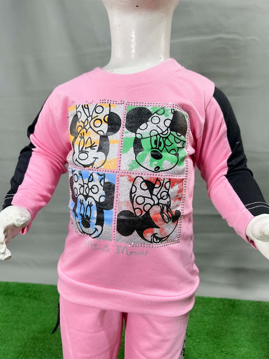 0Mth - 4Yrs Pink Suit For Girls WG GS386