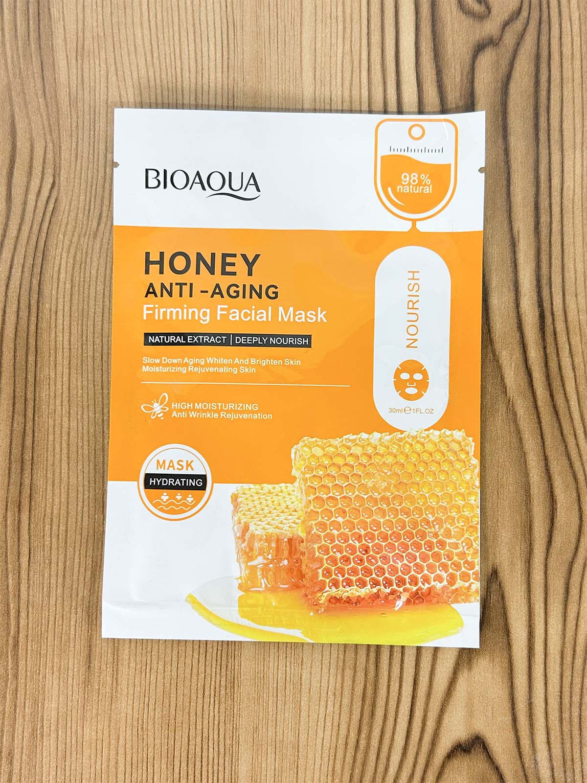 Pack of 5 Whitening Anti-Wrinkle Nourish Moisturizing Facial Sheet Mask C64