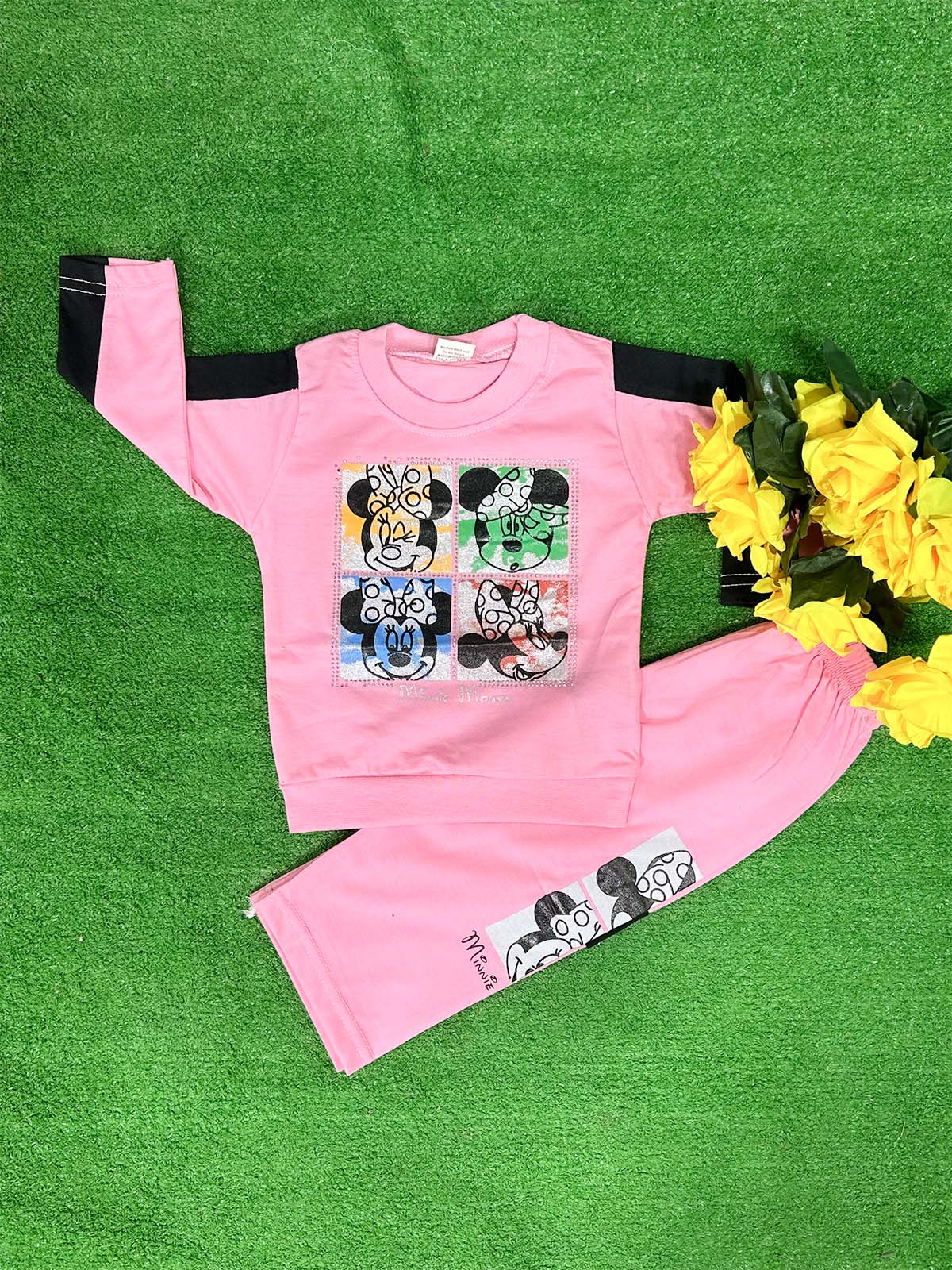 0Mth - 4Yrs Pink Suit For Girls WG GS386