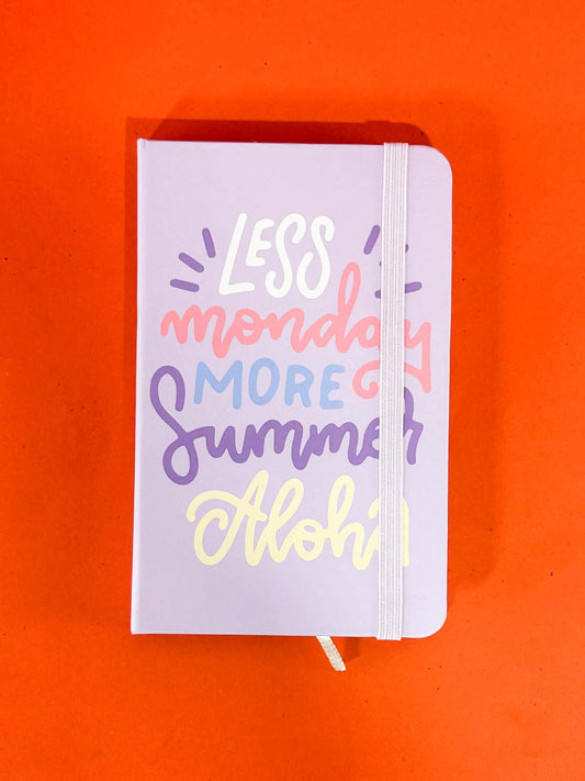 Purple Lightweight Mini Pocket Notebooks / Portable Pocket Notepad PB182