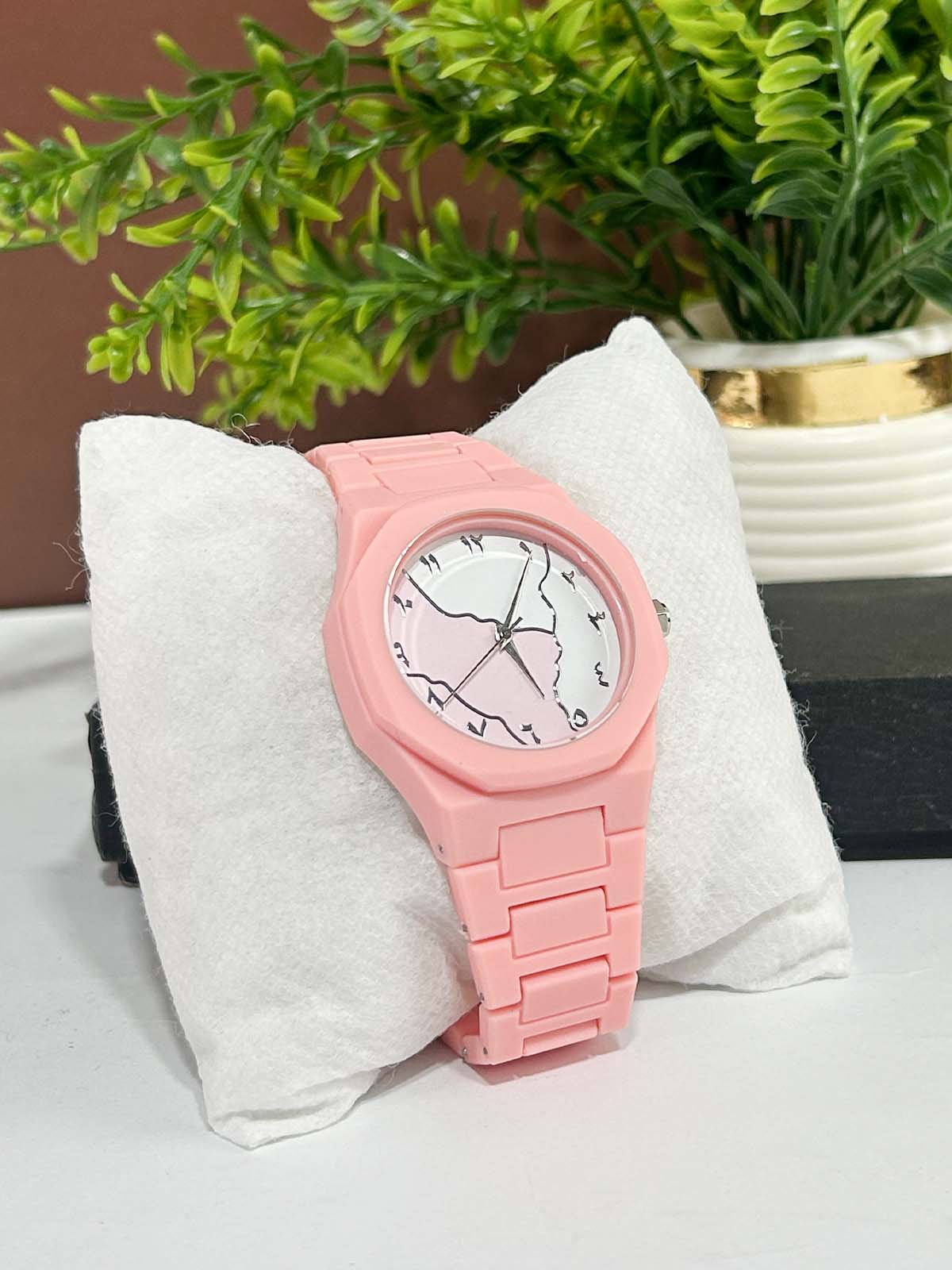 Pink Stylish Wrist Watch for Women WW94