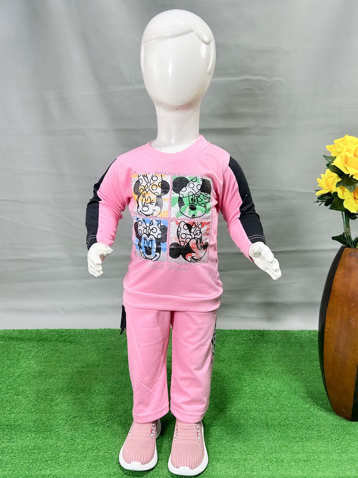 0Mth - 4Yrs Pink Suit For Girls WG GS386