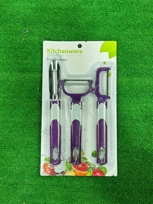 Pack of 3 Fruit & Vegetable Peeler Set D94