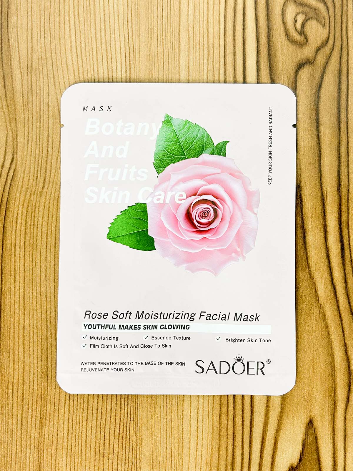 Pack of 2 Rose & Sakura Facial Sheet Mask C68