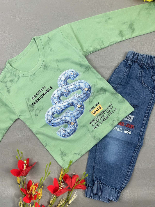 1Yr - 4Yrs S Green Suit For Kids RZ BS757
