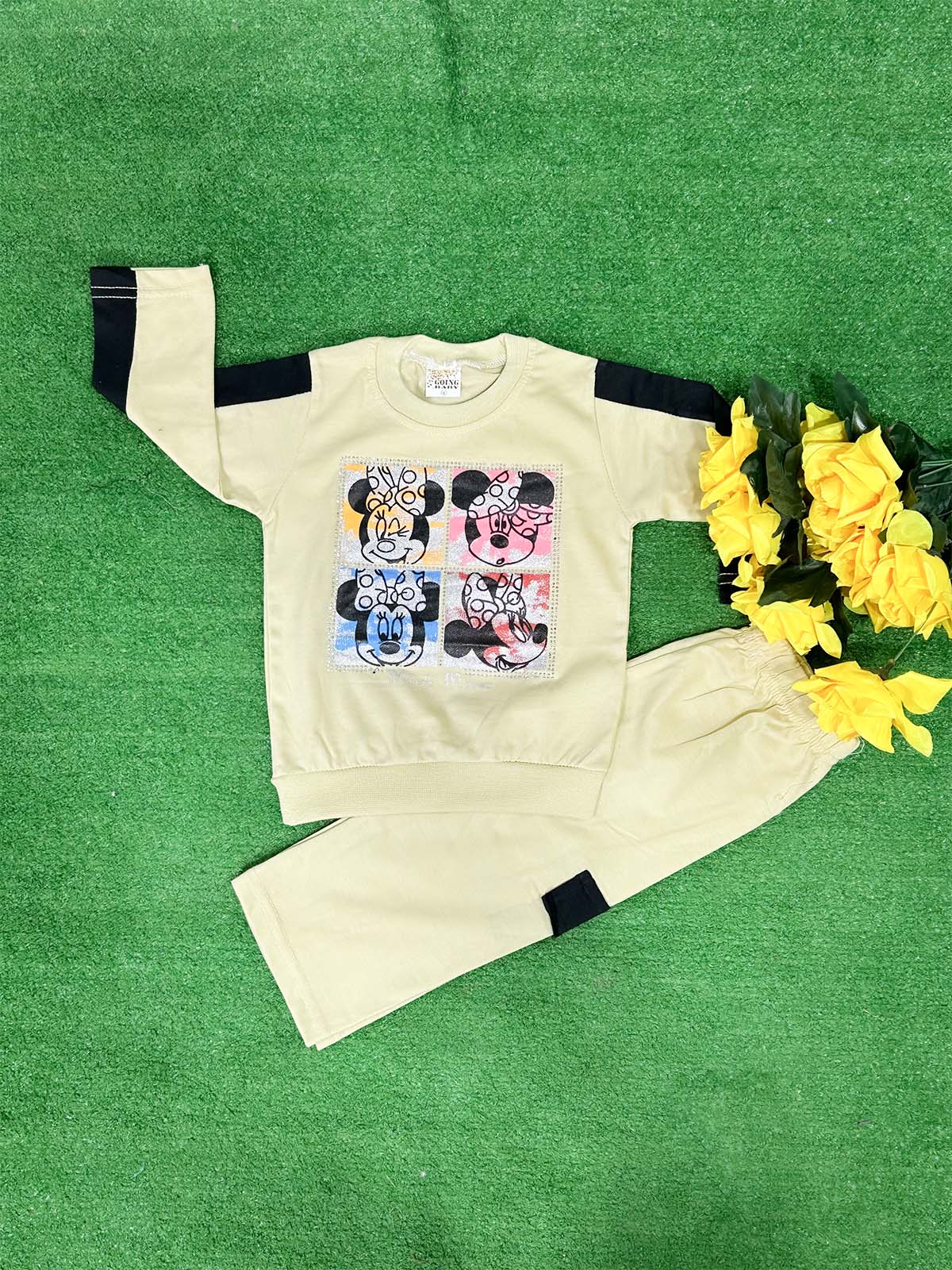 0Mth - 4Yrs Yellow Suit For Girls WG GS387