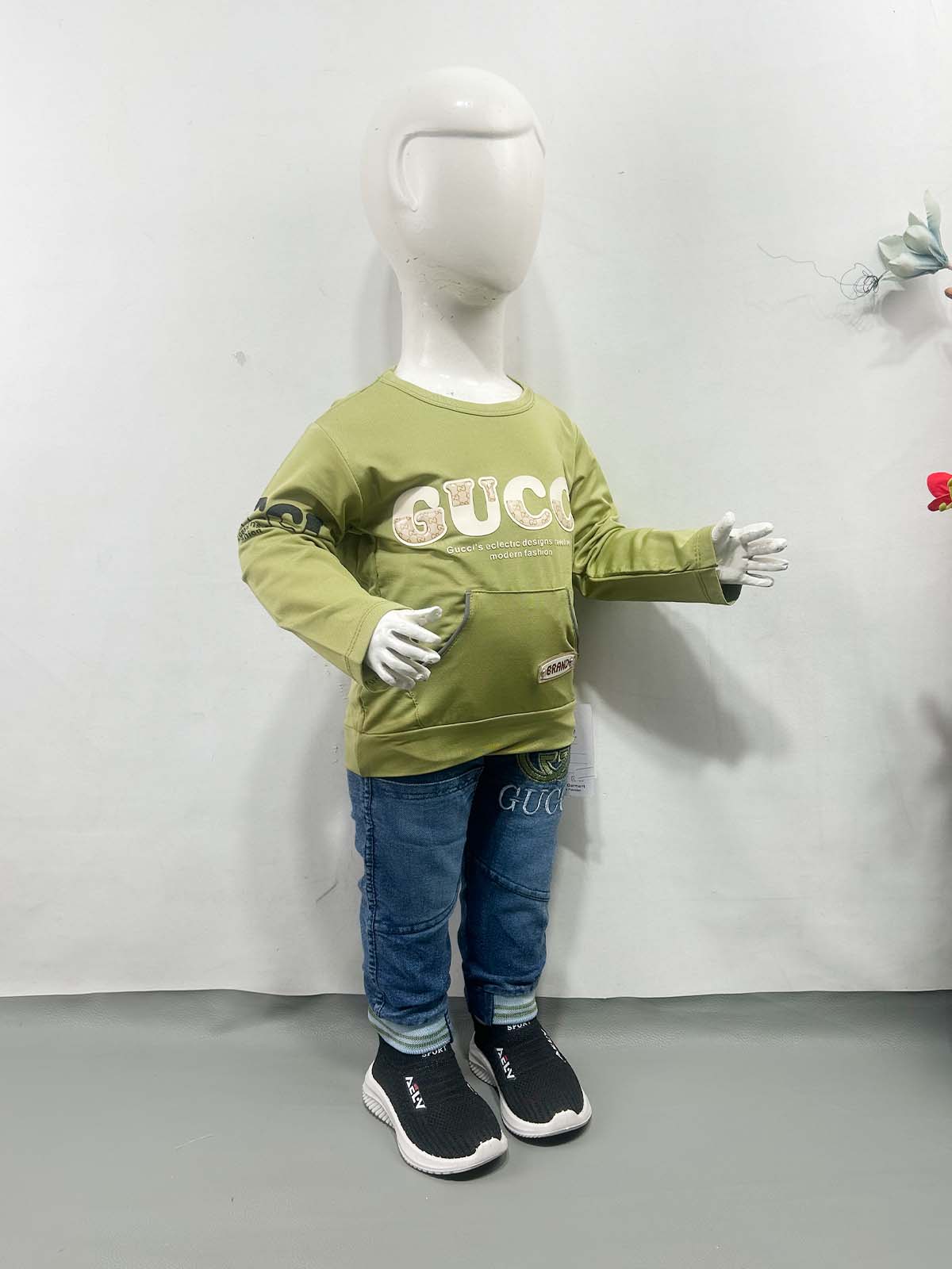 1Yr - 4Yrs GUC Green Suit For Kids RZ BS758