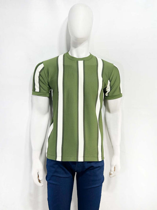 Green Old Money T-Shirt For Men MTS474