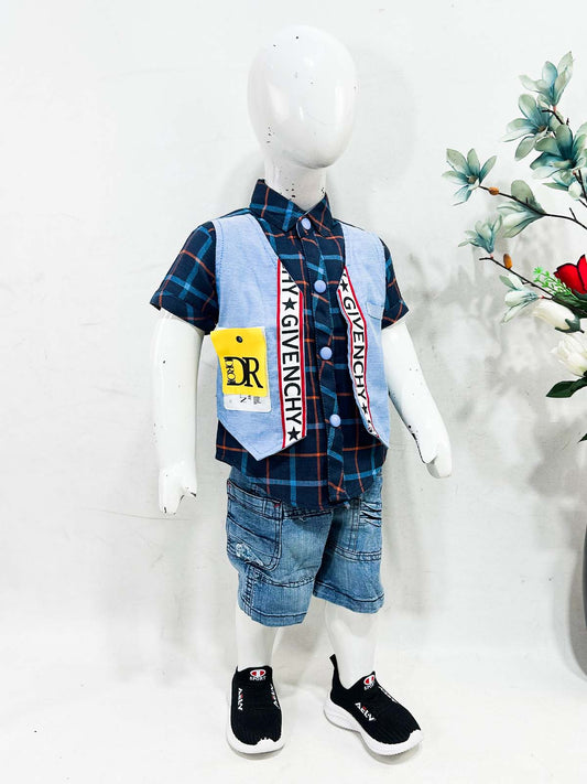 1Yr - 4Yrs Blue Suit For Kids ES BS704