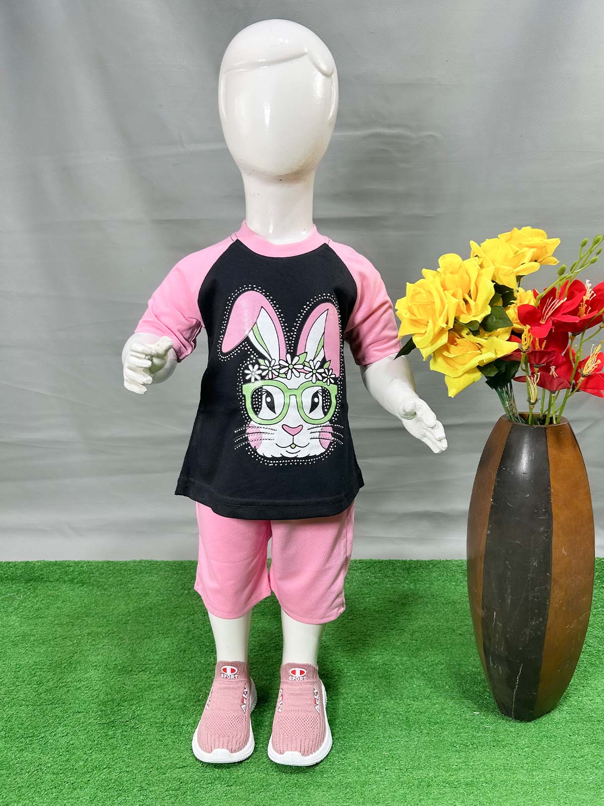0Mth - 4Yrs Pink Suit For Girls WG GS388