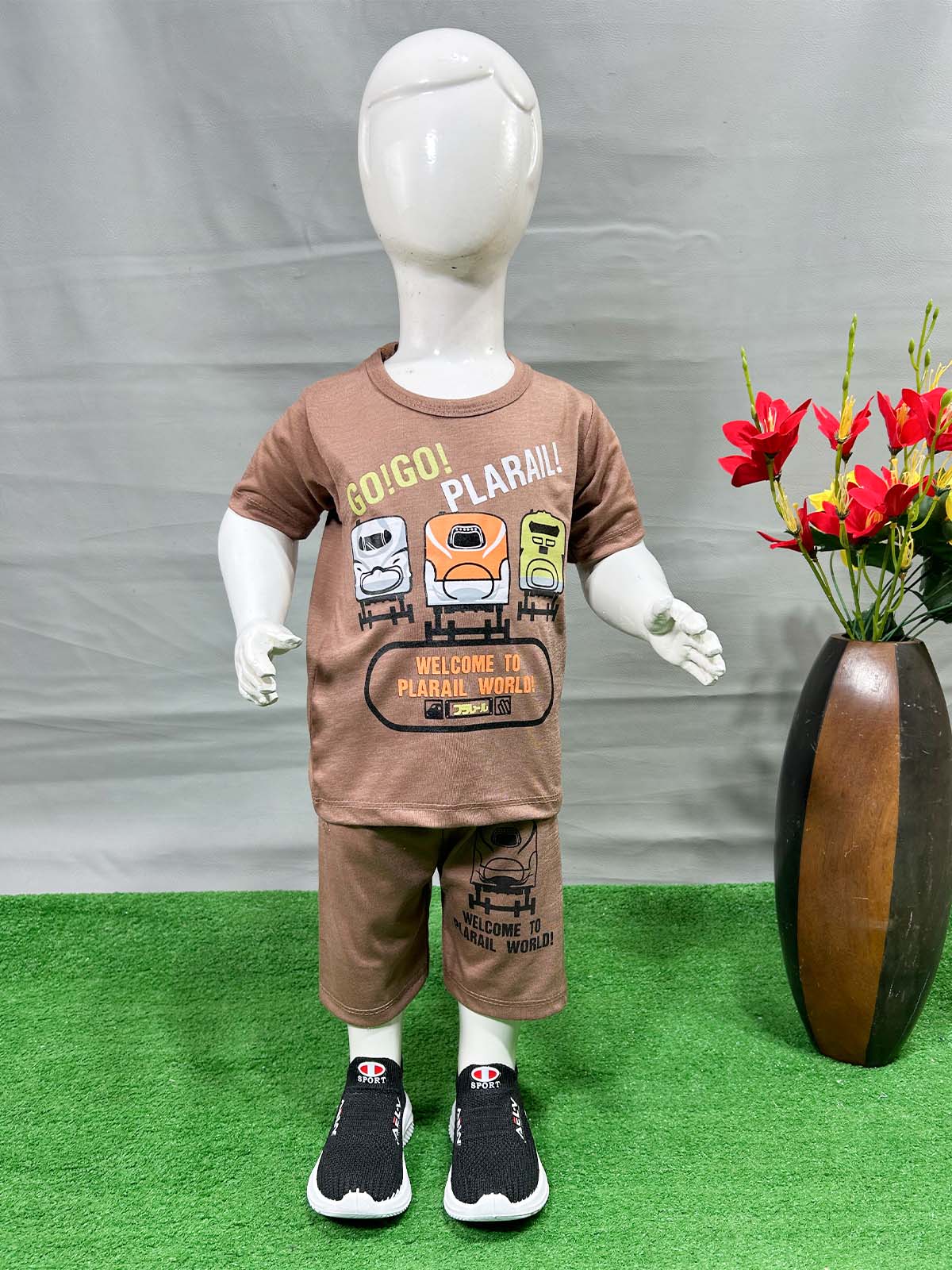 1Yr - 4Yrs Go Brown Suit For Kids RG BS593