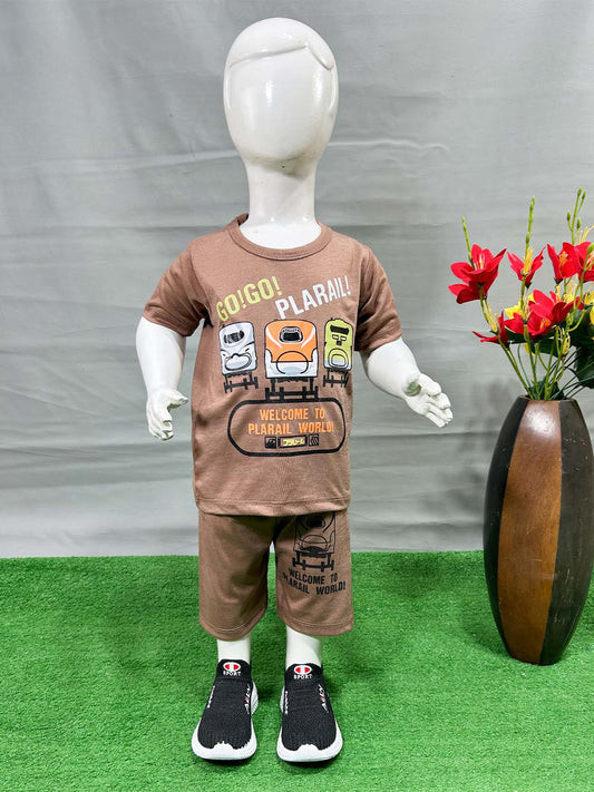 1Yr - 4Yrs Go Brown Suit For Kids RG BS593