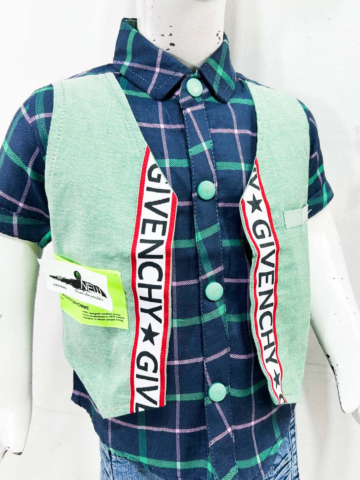 1Yr - 4Yrs Green Suit For Kids ES BS705