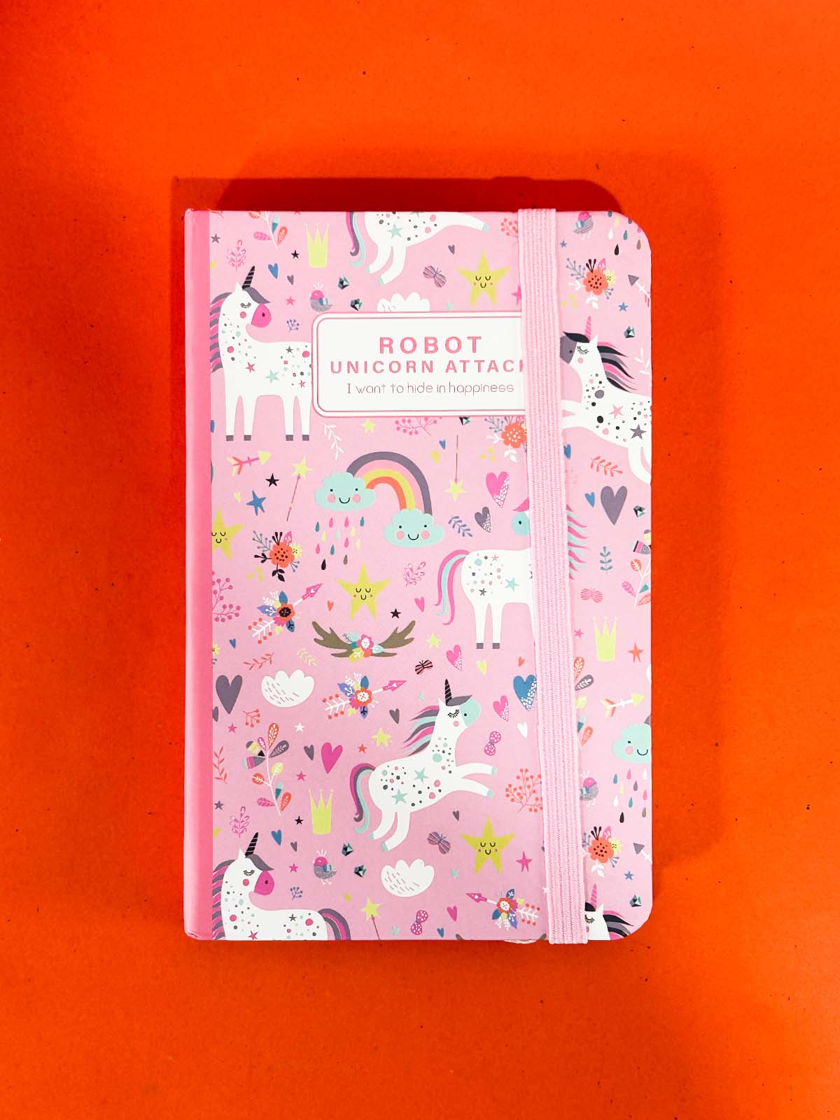Pink Lightweight Mini Pocket Notebooks / Portable Pocket Notepad PB186