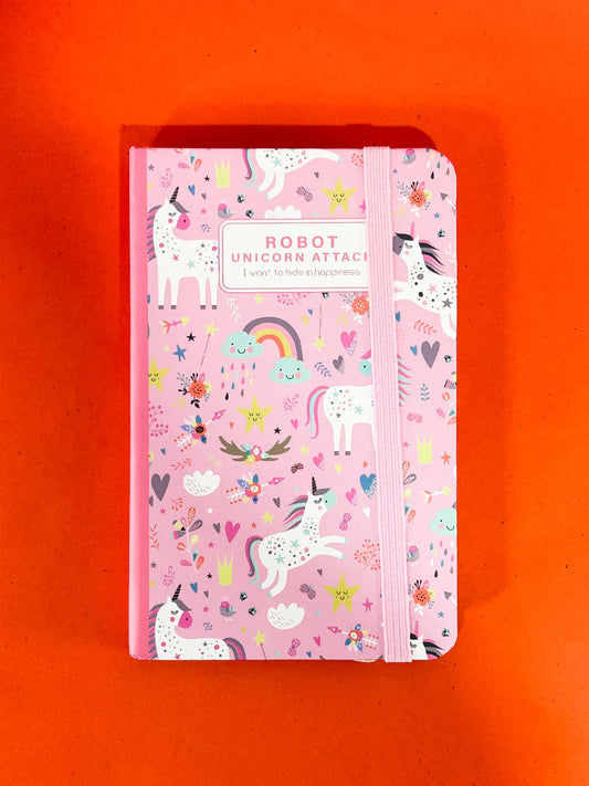 Pink Lightweight Mini Pocket Notebooks / Portable Pocket Notepad PB186