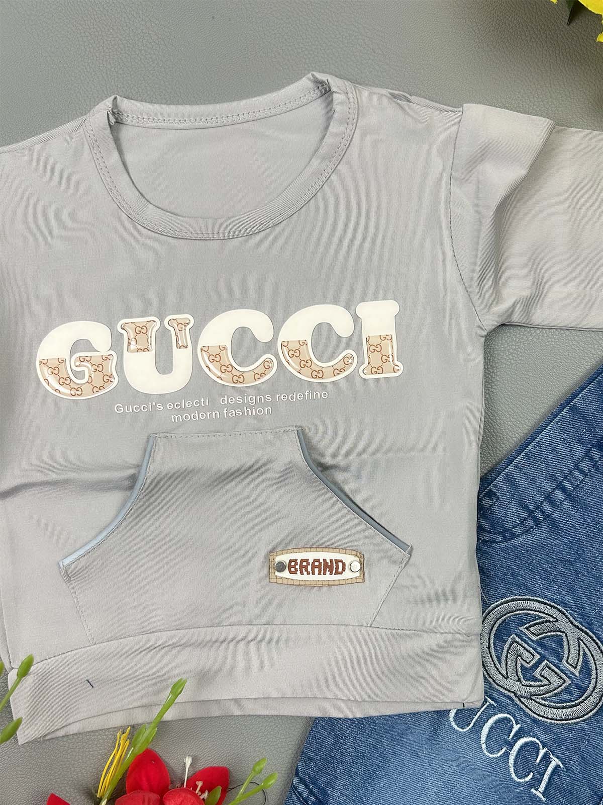 1Yr - 4Yrs GUC Grey Suit For Kids RZ BS759
