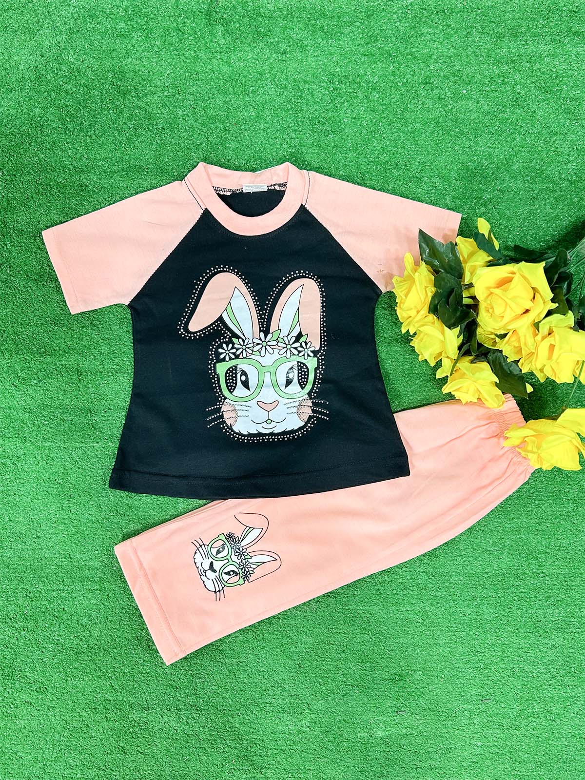 0Mth - 4Yrs Peach Suit For Girls WG GS389