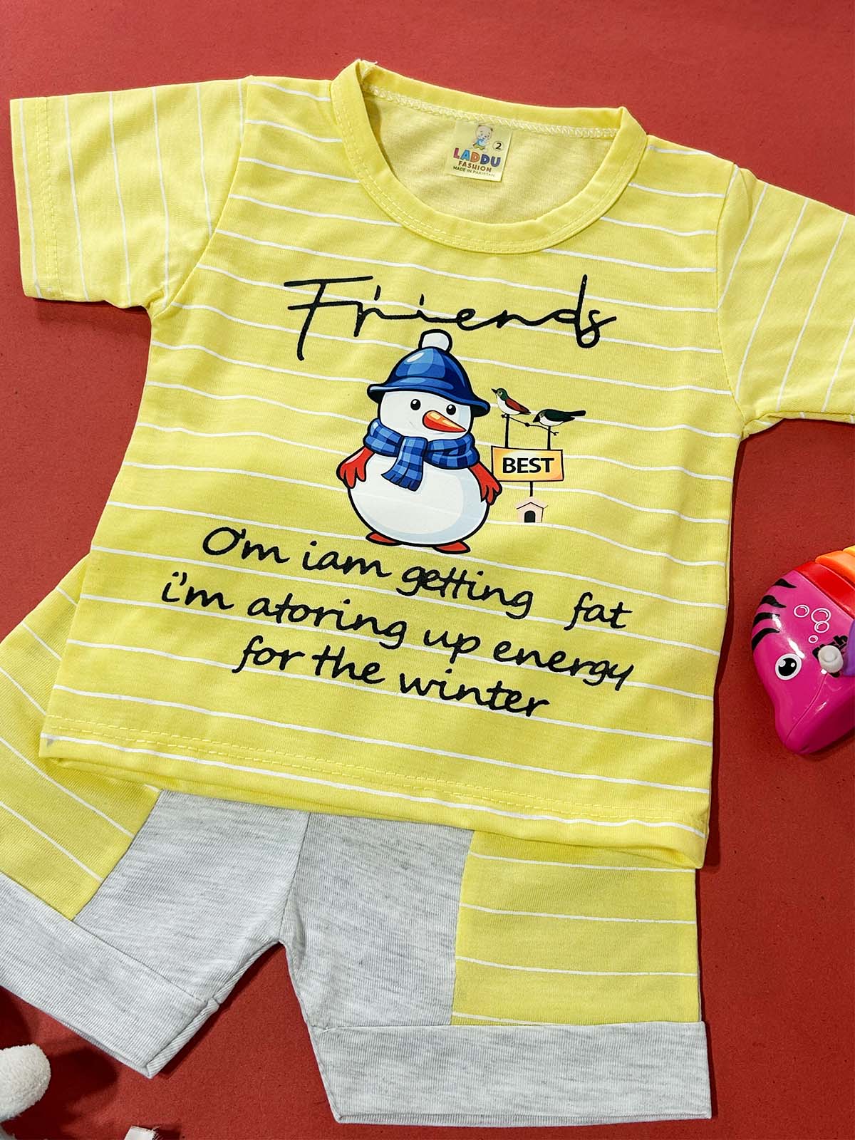 3Mth - 9Mth Yellow Suit For Newborns HG NBS704