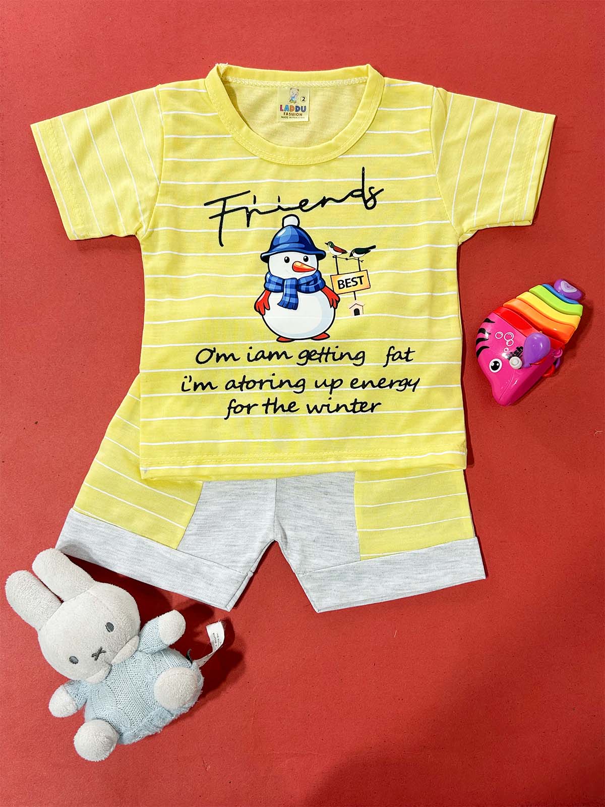 3Mth - 9Mth Yellow Suit For Newborns HG NBS704